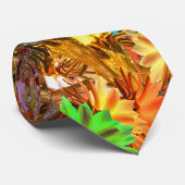 Vivid Cactus Charm Design Pattern Krawatte (Gerollt)