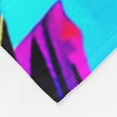 Vivid Canine Vibes Design Fleecedecke (Ecke)