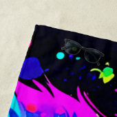 Vivid Canine Vibes Design Strandtuch (Beispiel)