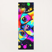 Vivid Canine Vibes Design Yogamatte (Rückseite)