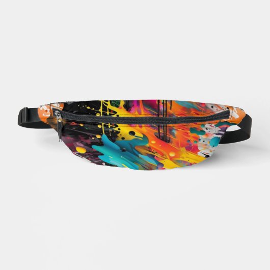 Vivid Chaos Splash Graffiti Bauchtasche (Vorderseite)