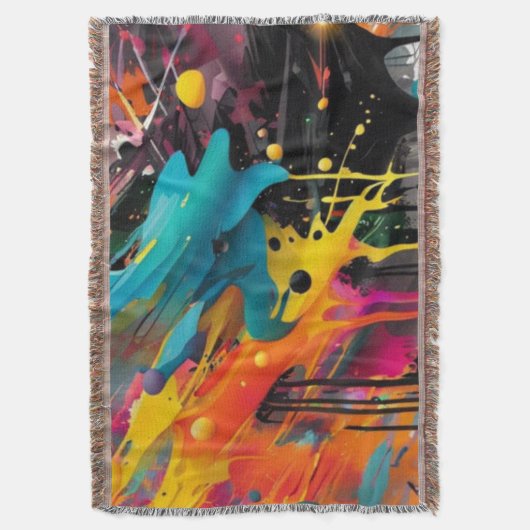 Vivid Chaos Splash Graffiti Decke (Vorderseite Vertikal)