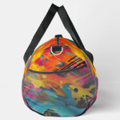 Vivid Chaos Splash Graffiti Duffle Bag (Rechts)