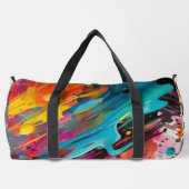 Vivid Chaos Splash Graffiti Duffle Bag (Rückseite)
