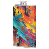 Vivid Chaos Splash Graffiti Flachmann (Links)