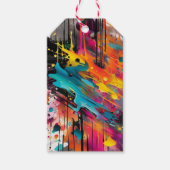 Vivid Chaos Splash Graffiti Geschenkanhänger (Vorderseite)