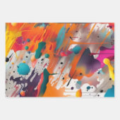 Vivid Chaos Splash Graffiti Geschenkpapier Set (Vorderseite 3)