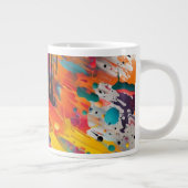 Vivid Chaos Splash Graffiti Jumbo-Tasse (Rechts)