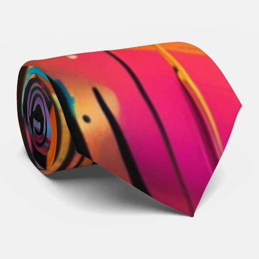 Vivid Chaos Splash Graffiti Krawatte (Gerollt)