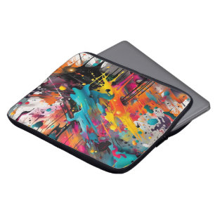 Vivid Chaos Splash Graffiti Laptopschutzhülle