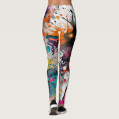 Vivid Chaos Splash Graffiti Leggings (Rückseite)