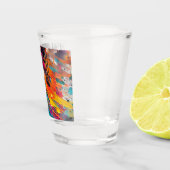 Vivid Chaos Splash Graffiti Schnapsglas (Rechts)