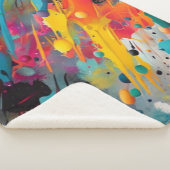 Vivid Chaos Splash Graffiti Sherpadecke (3/4)