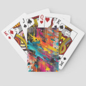 Vivid Chaos Splash Graffiti Spielkarten (Rückseite)