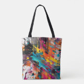 Vivid Chaos Splash Graffiti Tasche (Rückseite)