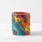 Vivid Chaos Splash Graffiti Tasse (Zentrum)