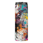 Vivid Chaos Splash Graffiti Thermosbecher (Rückseite)