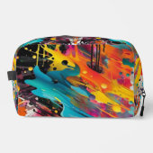 Vivid Chaos Splash Graffiti Waschbeutel (Vorderseite)