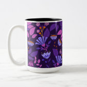 Vivid Charming Floral Zweifarbige Tasse (Links)