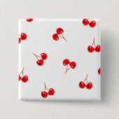 Vivid Cherry Pattern Button (Vorderseite)