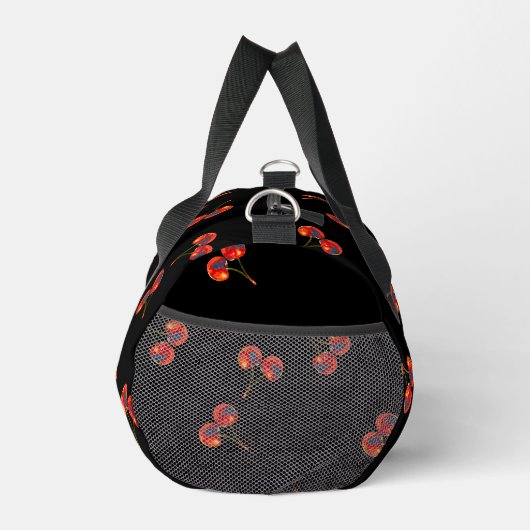 Vivid Cherry Pattern Duffle Bag (Rechts)