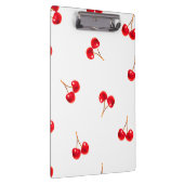 Vivid Cherry Pattern Klemmbrett (Rechts)