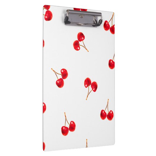 Vivid Cherry Pattern Klemmbrett (Rechts)
