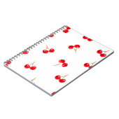 Vivid Cherry Pattern Notizblock (Linke Seite)