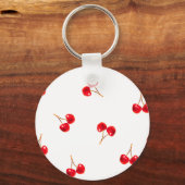 Vivid Cherry Pattern Schlüsselanhänger (Vorderseite)