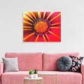 Vivid Color Gerber Daisy Leinwand (Insitu (Wohnzimmer))