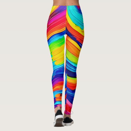 Vivid Color Vortex Leggings (Rückseite)