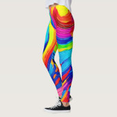 Vivid Color Vortex Leggings (Links)