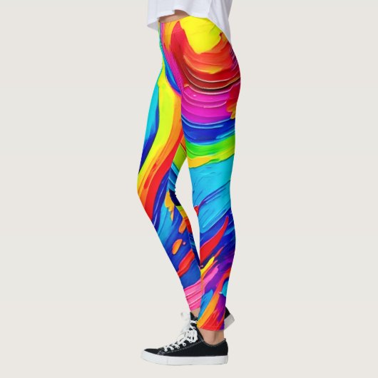 Vivid Color Vortex Leggings (Links)