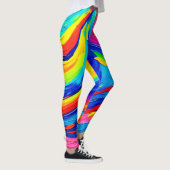 Vivid Color Vortex Leggings (Rechts)