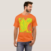 Vivid Colorful Blätter Piazza della Riforma T-Shirt (Vorne ganz)