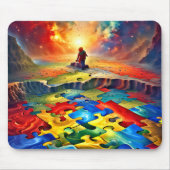 Vivid Colors Autism Mama Mousepad (Vorne)