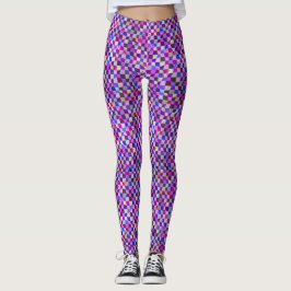 Vivid Colors Patchwork Leggings