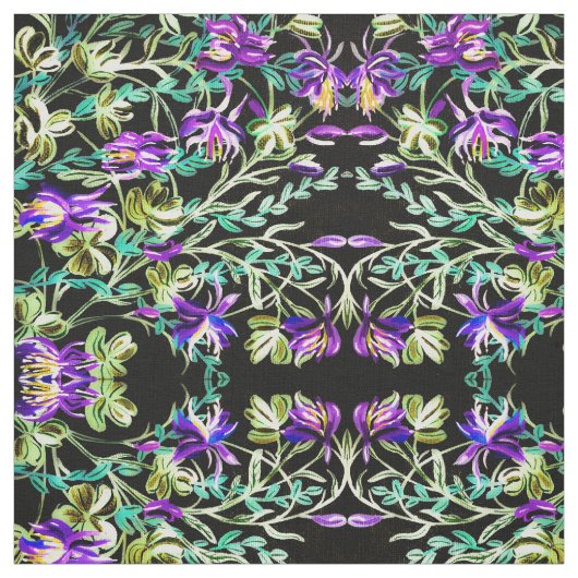 Vivid Columbine Fabric Stoff (Muster)