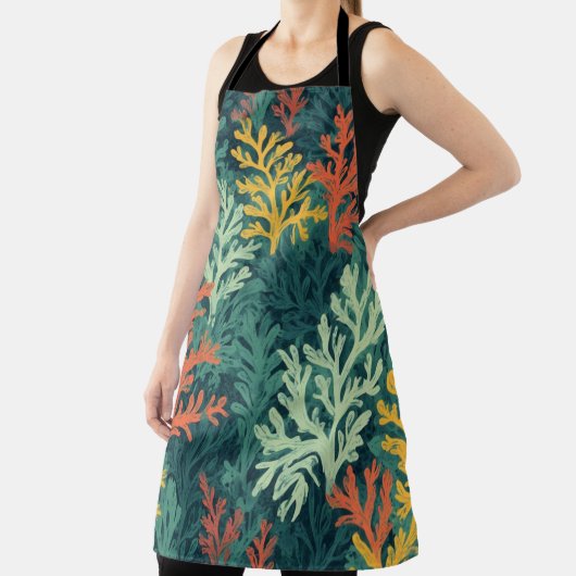 Vivid Coral Forest - Schürze (InSitu)