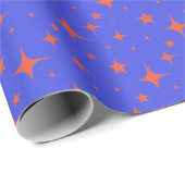 Vivid Cosmic Starry Gift Wrap Geschenkpapier (Rolleneckpunkt)