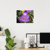 Vivid Crocus Print Poster (Heimbüro)