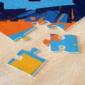 Vivid Cubist Cat Painting Puzzle (Seite)