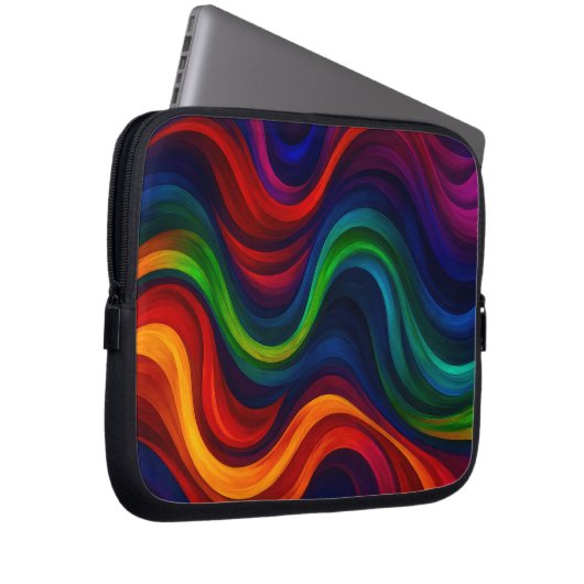 Vivid Curves Laptopschutzhülle (Vorne Rechts)