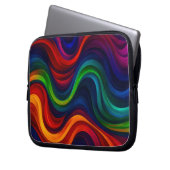 Vivid Curves Laptopschutzhülle (Vorderseite Links)