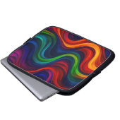 Vivid Curves Laptopschutzhülle (Vorne Knopf)