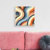 Vivid Curves Leinwanddruck (Insitu (Wohnzimmer))