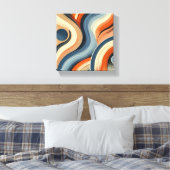 Vivid Curves Leinwanddruck (Insitu (Schlafzimmer))