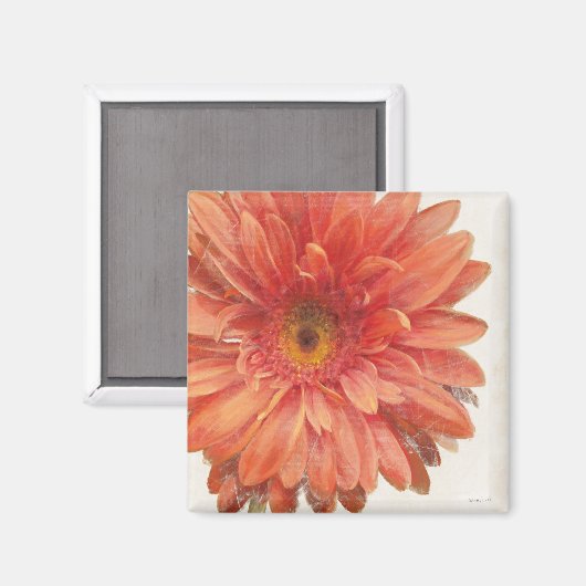 Vivid Daisy Magnet (Vorderseite/Rückseite)