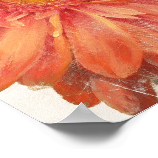 Vivid Daisy Poster (Ecke)