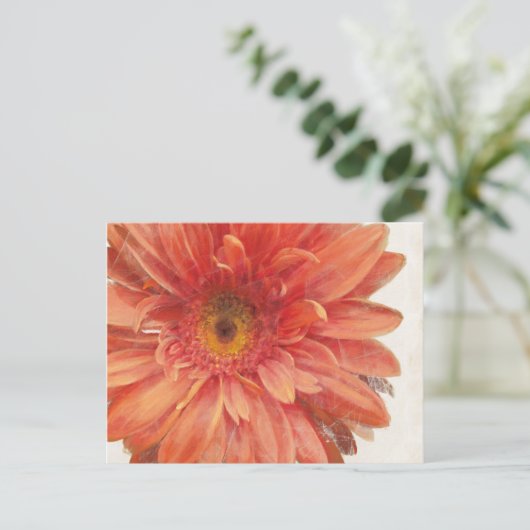 Vivid Daisy Postkarte (Stehend Vorderseite)